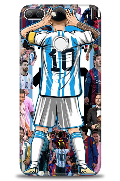 Rulet Aksesuar غطاء متوافق مع هاتف هواوي هونر 9 لايت HD مطبوع - غطاء سيليكون ...