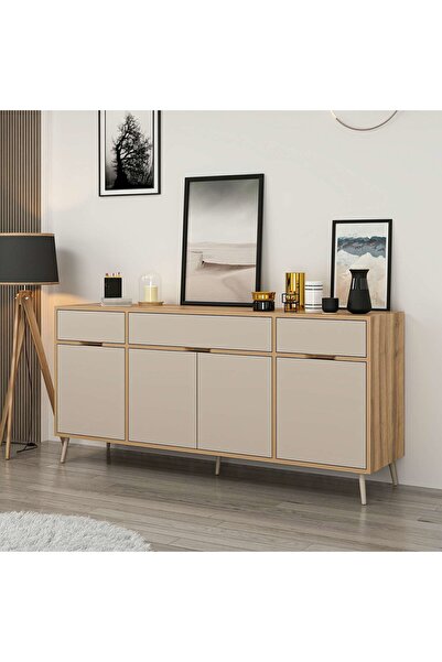 Minar Elina Ayaklı Konsol - Dore/Kumtaşı