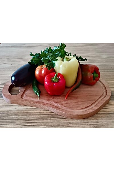 MONTANA CAMPENI Beech wood chopping board, solid wood, 38*22 cm