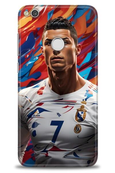 Rulet Aksesuar غطاء متوافق مع هاتف هواوي P9 لايت 2017 HD مطبوع - غطاء سيليكون...