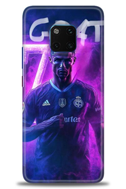 Rulet Aksesuar غطاء متوافق مع هاتف هواوي ميت 20 برو HD مطبوع - غطاء سيليكون م...