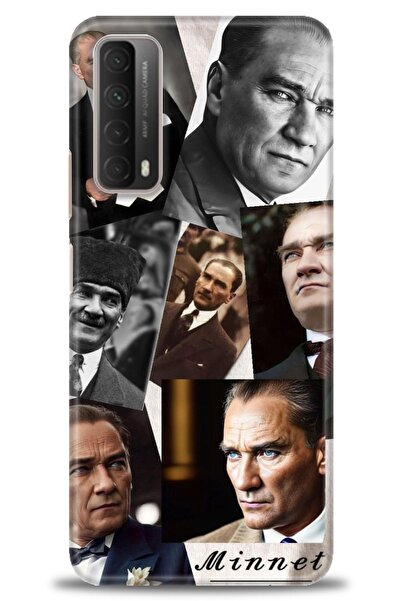 Rulet Aksesuar حافظة متوافقة مع هاتف هواوي بي سمارت 2021 HD مطبوع + واقي شاشة...