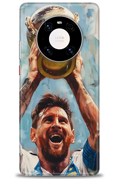 Rulet Aksesuar غطاء متوافق مع هاتف هواوي ميت 40 برو HD مطبوع - غطاء سيليكون ب...