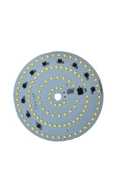 DORA LED 220Volt 100Watt Smd 2835 Ledli Led Modül Gün Işığı 10mm Delik Çaplı 220V 100W Avize Ledi 125MM