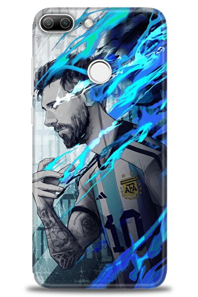 Rulet Aksesuar غطاء متوافق مع هاتف هواوي هونر 9 لايت HD مطبوع - غطاء سيليكون ...