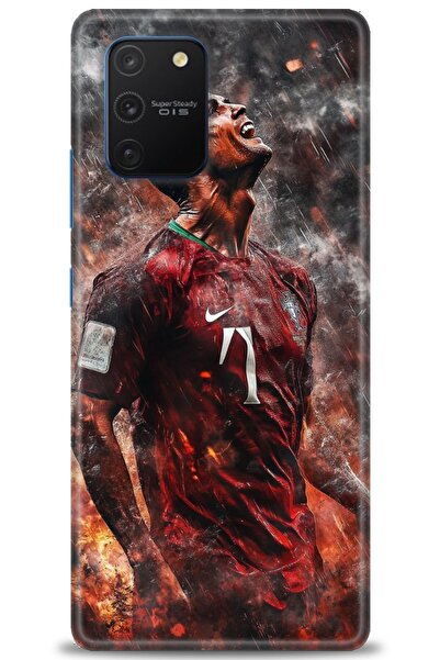 kılıfevreni غطاء متوافق مع هاتف سامسونج جالاكسي A91 A+ Plus HD مطبوع - غطاء م...