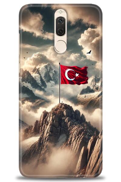 Rulet Aksesuar غطاء متوافق مع هاتف هواوي ميت 10 لايت HD مطبوع - غطاء سيليكون ...