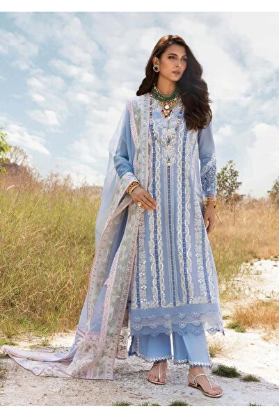 Generic Luxury Embroidered Suits Unstitched 3 Piece - Luxury Lawn Z10 - Luxury Collection