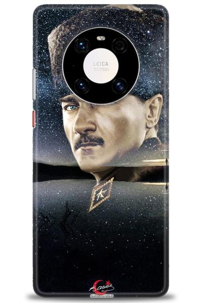 Rulet Aksesuar غطاء متوافق مع هاتف هواوي ميت 40 برو HD مطبوع - غطاء سيليكون م...