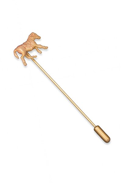 6AM Ceremony Broșă de rever din aur cu cal stilizat