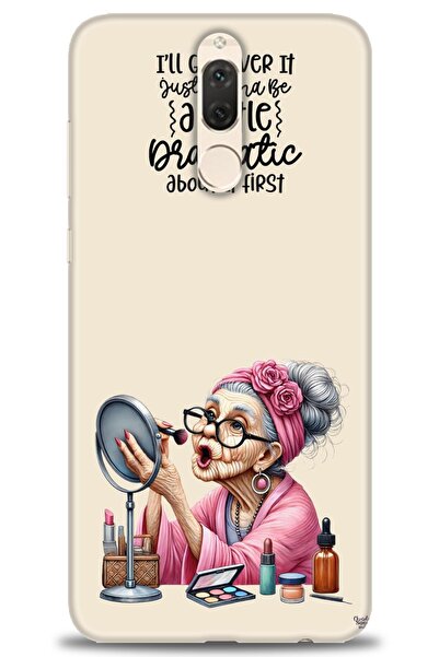 Rulet Aksesuar غطاء متوافق مع هاتف هواوي ميت 10 لايت HD مطبوع - غطاء سيليكون ...