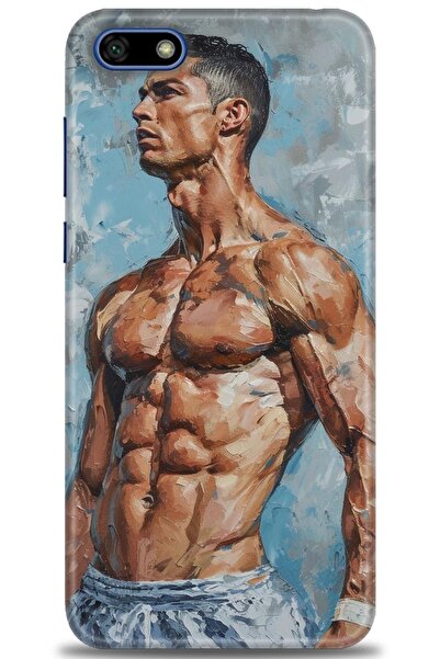 Rulet Aksesuar غطاء متوافق مع هاتف هواوي Y5 2018 HD مطبوع - غطاء سيليكون مصمم...