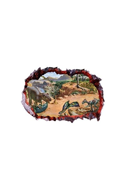 BV Autocolant decorativ cu dinozauri, 85 cm