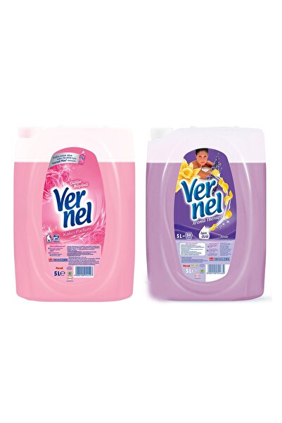 Vernel Çamaşır Yumuşatıcı 5 Lt Relax ve Gülün Büyüsü 2 li