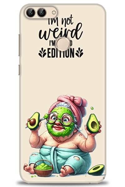 Rulet Aksesuar غطاء متوافق مع هاتف هواوي بي سمارت HD مطبوع - غطاء سيليكون مصم...