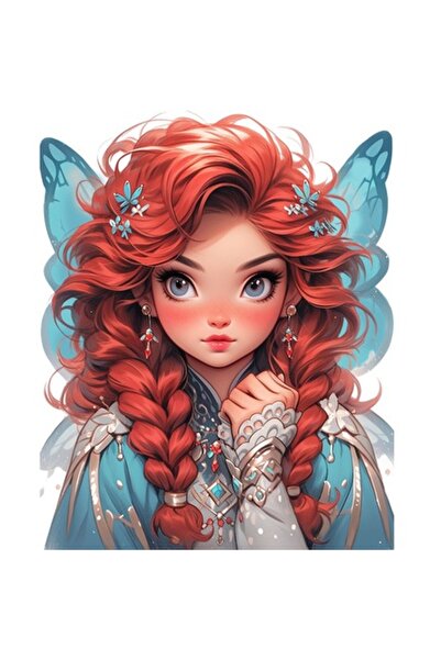 BV Autocolant decorativ, Prințesă, 73 cm, 1373STK-13