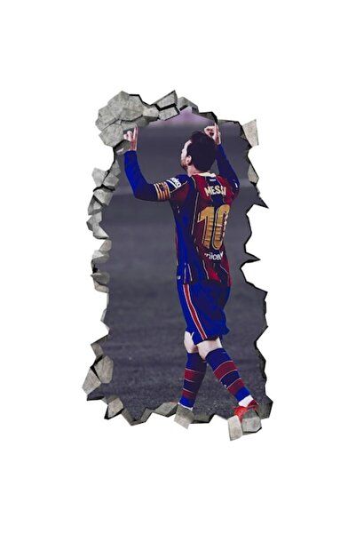 BV Διακοσμητικό αυτοκόλλητο, ποδοσφαιριστής, μπλε, 90 cm