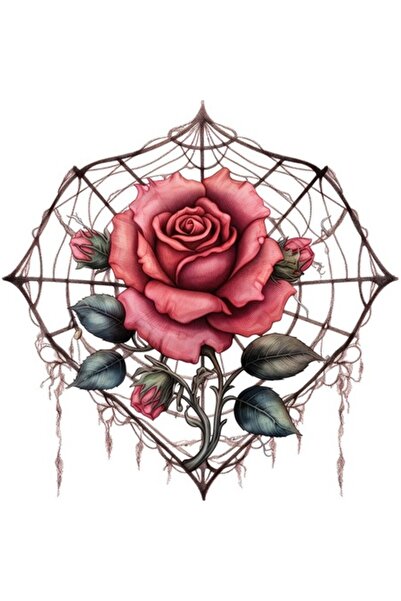 BV Decorative Sticker, Roses, Pink, 60 cm, 1343STK-19