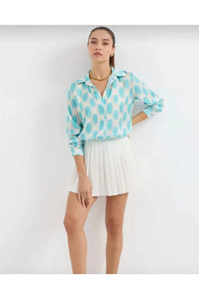 Hugglii Firfirli White Women's Short Skirt