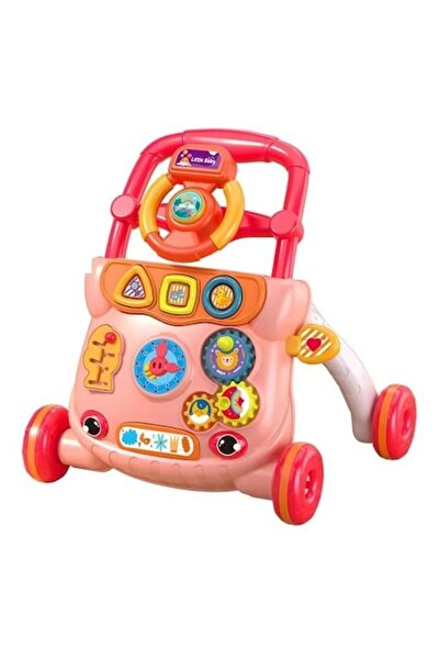 ALIBIBI ® Premergător interactiv 2 în 1 cu centru de joacă - Roz