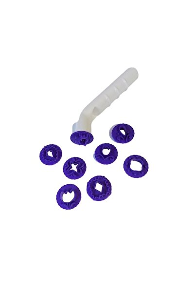 BV Set de forme pentru fondant, 9 bucăți, pentru cofetărie și patiserie, viol...