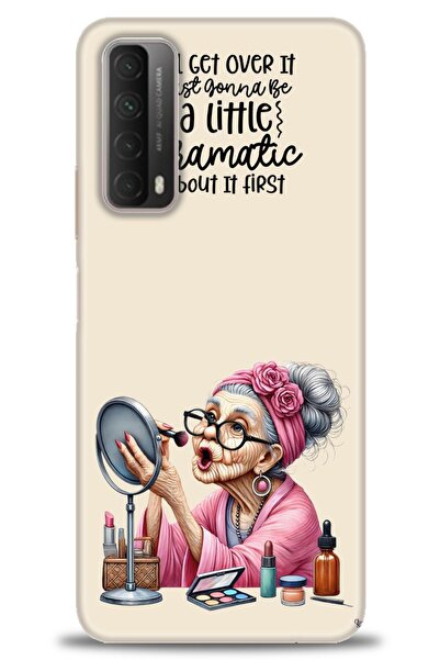 Rulet Aksesuar حافظة متوافقة مع هاتف هواوي بي سمارت 2021 HD مطبوع + واقي شاشة...