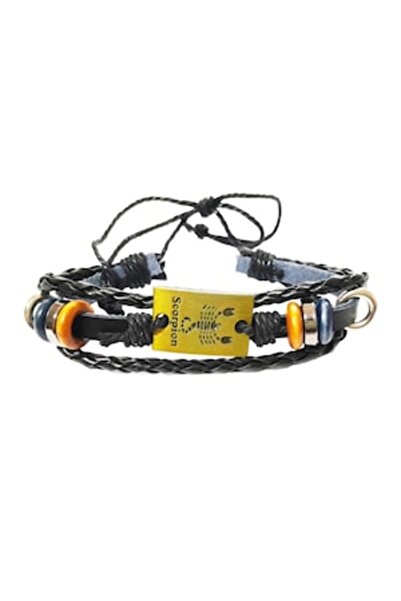 BV Brățară din piele ecologică, zodia Scorpion, 132BJ