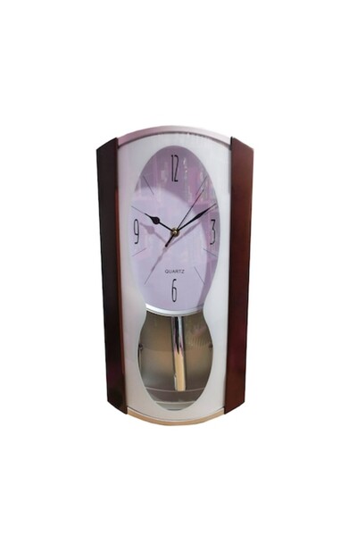 BV Wall clock with pendulum, Silent, 45 cm, ZX2387A