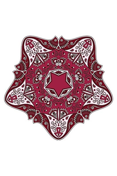 BV Autocolant decorativ Mandala, roz, 50 cm, 1061STK