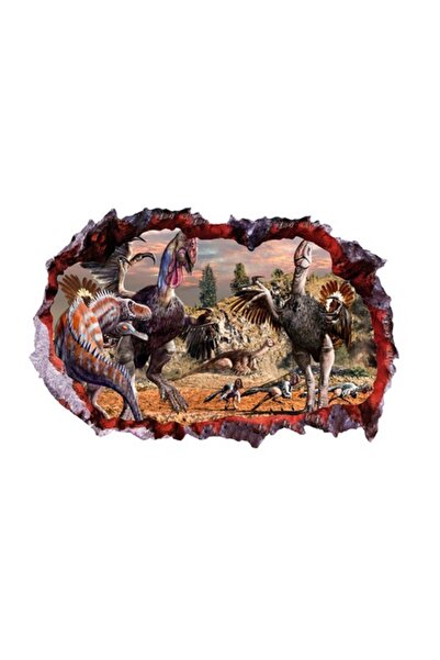 BV Sticker decorativ cu Dinozauri, 85 cm, 4237ST-1