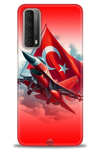 Rulet Aksesuar حافظة متوافقة مع هاتف هواوي بي سمارت 2021 HD مطبوع + واقي شاشة...