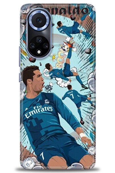 Rulet Aksesuar غطاء متوافق مع هاتف هواوي هونر مطبوع HD - غطاء سيليكون مصمم - 1