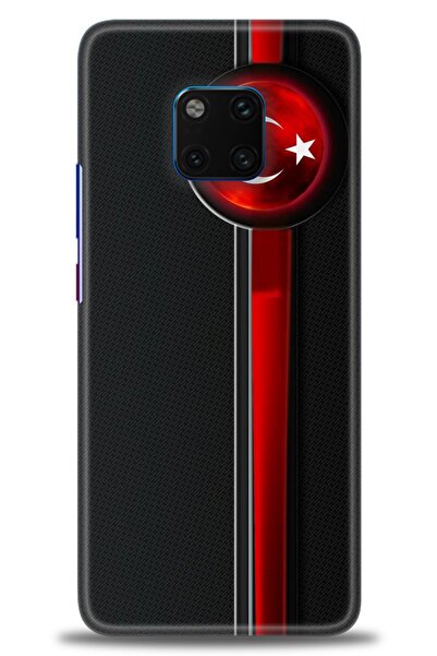 Rulet Aksesuar غطاء متوافق مع هاتف هواوي ميت 20 برو HD مطبوع - غطاء سيليكون م...