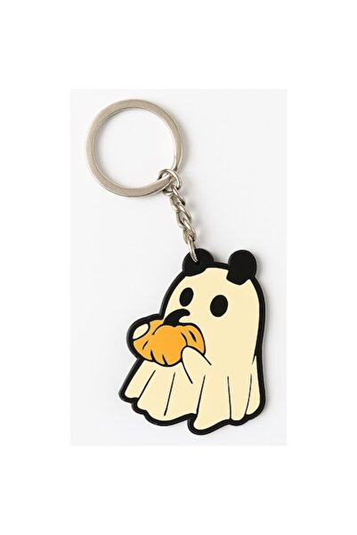 OEM White ghost keychain, 8.6 cm, Halloween