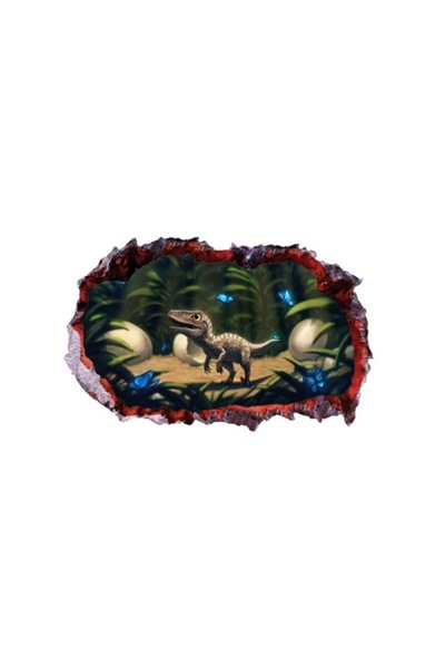 BV Autocolant decorativ cu dinozauri, 85 cm, 4326ST-1