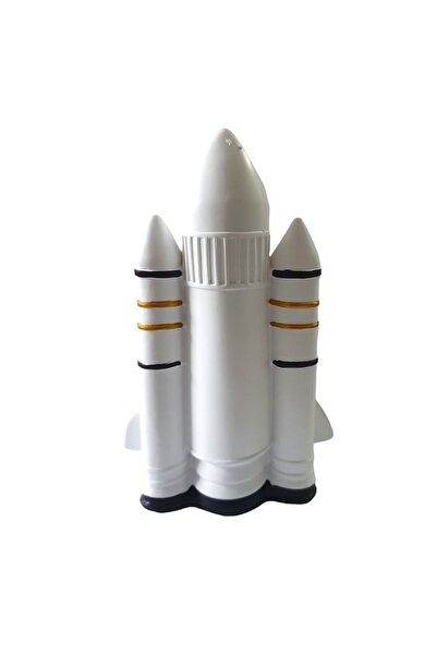BV Decorative statuette, Spaceship, White, 25 cm, GX2002