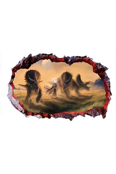 BV Sticker decorativ cu Dinozauri, 85 cm, 4339ST-1