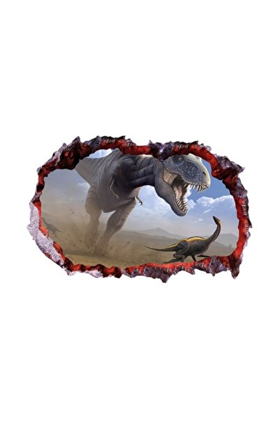 BV Autocolant decorativ cu dinozauri, 85 cm