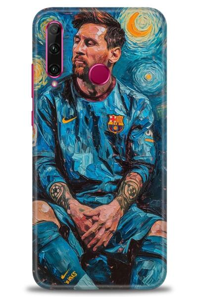 Rulet Aksesuar غطاء متوافق مع هاتف هواوي هونر 20 لايت HD مطبوع - غطاء سيليكون...