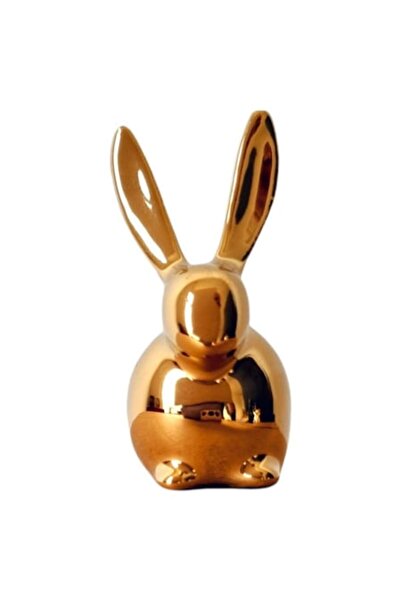 BV Decorative figurine - Bunny, Gold, 8 cm