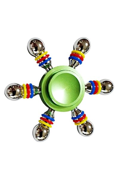 BV Rotiță antistres Galaxy, aluminiu, 7 cm, verde