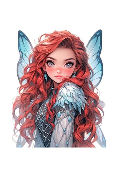 BV Autocolant decorativ - Prințesă (Roșu)