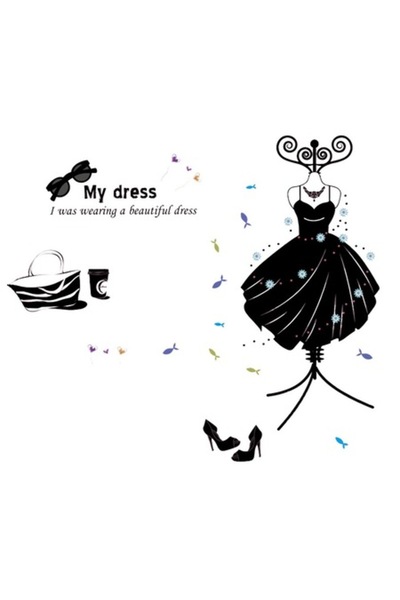 BV Διακοσμητικό αυτοκόλλητο «Το φόρεμά μου», 110 cm