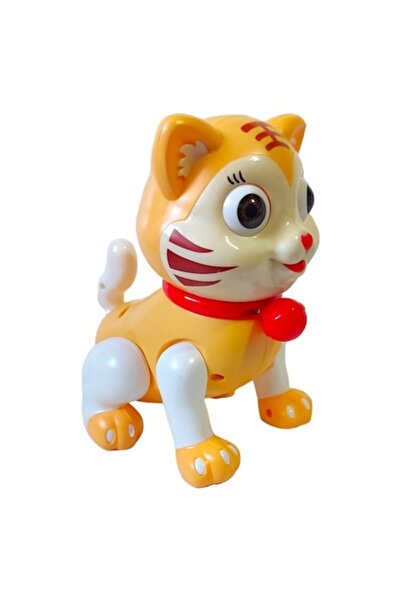 BV Jucărie Tigru cu Lumină Intermitentă - Merge și Se Aprinde, Galben
