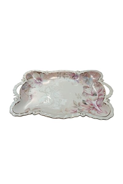 BV Tavă pentru fructe cu flori, roz, 42 cm, MK106