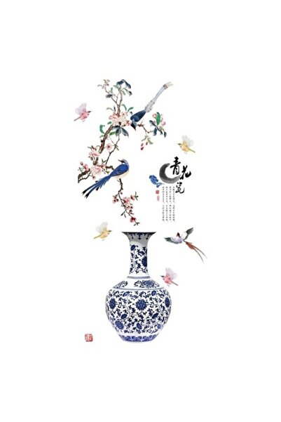 BV Autocolant decorativ - Vază cu flori, 137 cm (760STK)