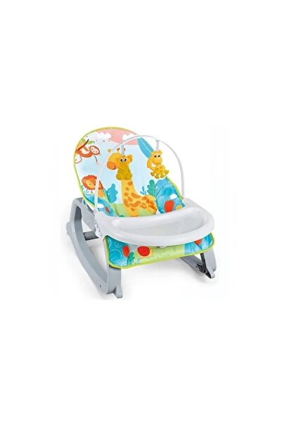 ALIBIBI Balansoar pentru bebeluși 2 în 1 cu tavă și muzică