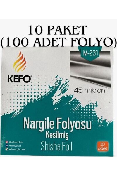 luxurianthome 10 paket kesilmiş folyo