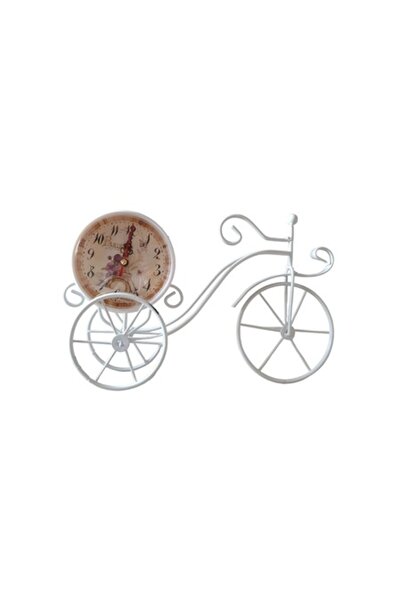 BV Decorative clock, Bicycle, White, 32 cm, 875DL