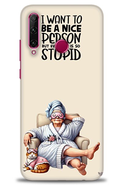 Rulet Aksesuar غطاء متوافق مع هاتف هواوي هونر 20 لايت HD مطبوع - غطاء سيليكون...